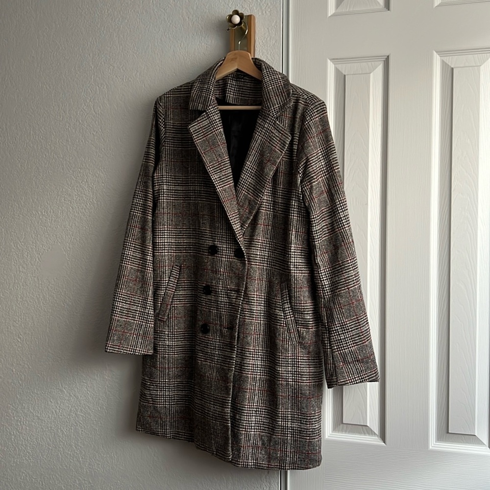 Plaid coat